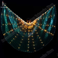  Isis Wing Led Dance Props 360 Angle LED Wing Butterfly Belly Dance lamp Sticks