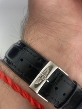 Breitling 38mm A10050 Wings Automatic WindRider Date Chronomat Rubber Leather 5