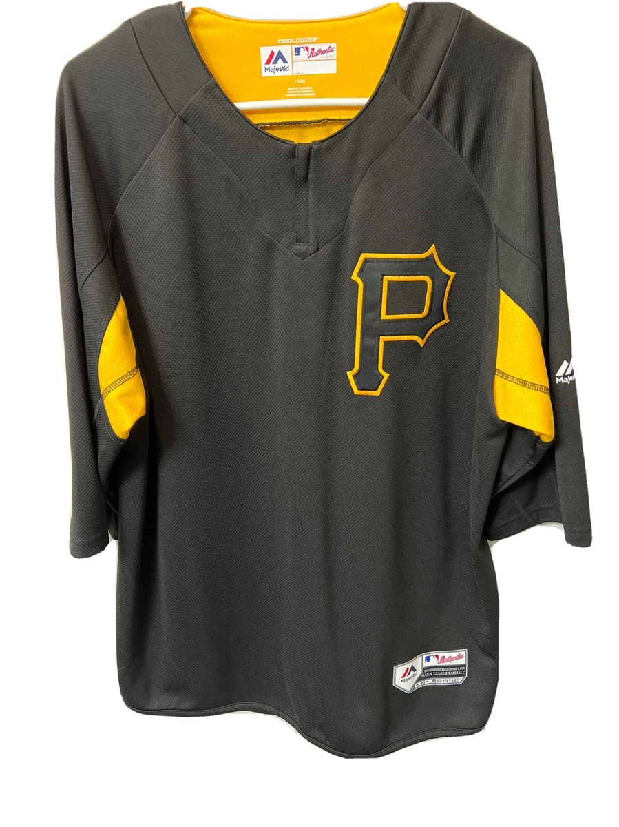 Pittsburgh Pirates Game Issued Black Batting Practice Jersey Top 405