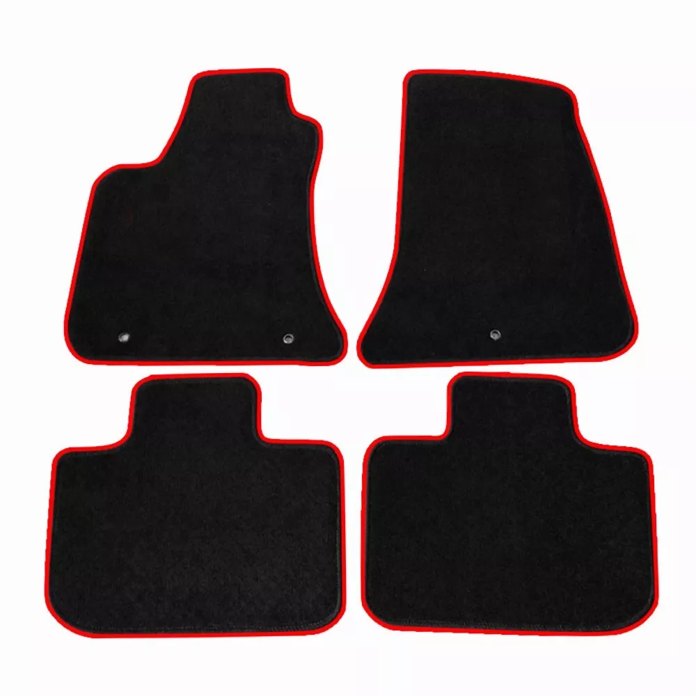 For 11 23 Chrysler 300 Floor Mats Black Nylon Non slip Carpet W