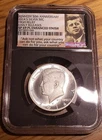USA 2014 S EARLY RELEASE HIGH RELIEF SILVER KENNEDY HALF NGC SP69 PL ENHANCED