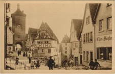 Old postcard postcard Rothenburg Plonlein GERMANY (1076732)