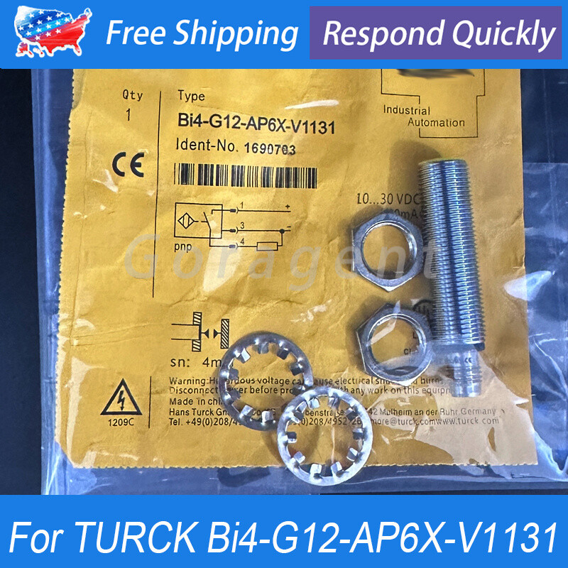 Turck   BIM PST AP6X V1131 W/KLP 80   Sensor, Magnetic, Inductive