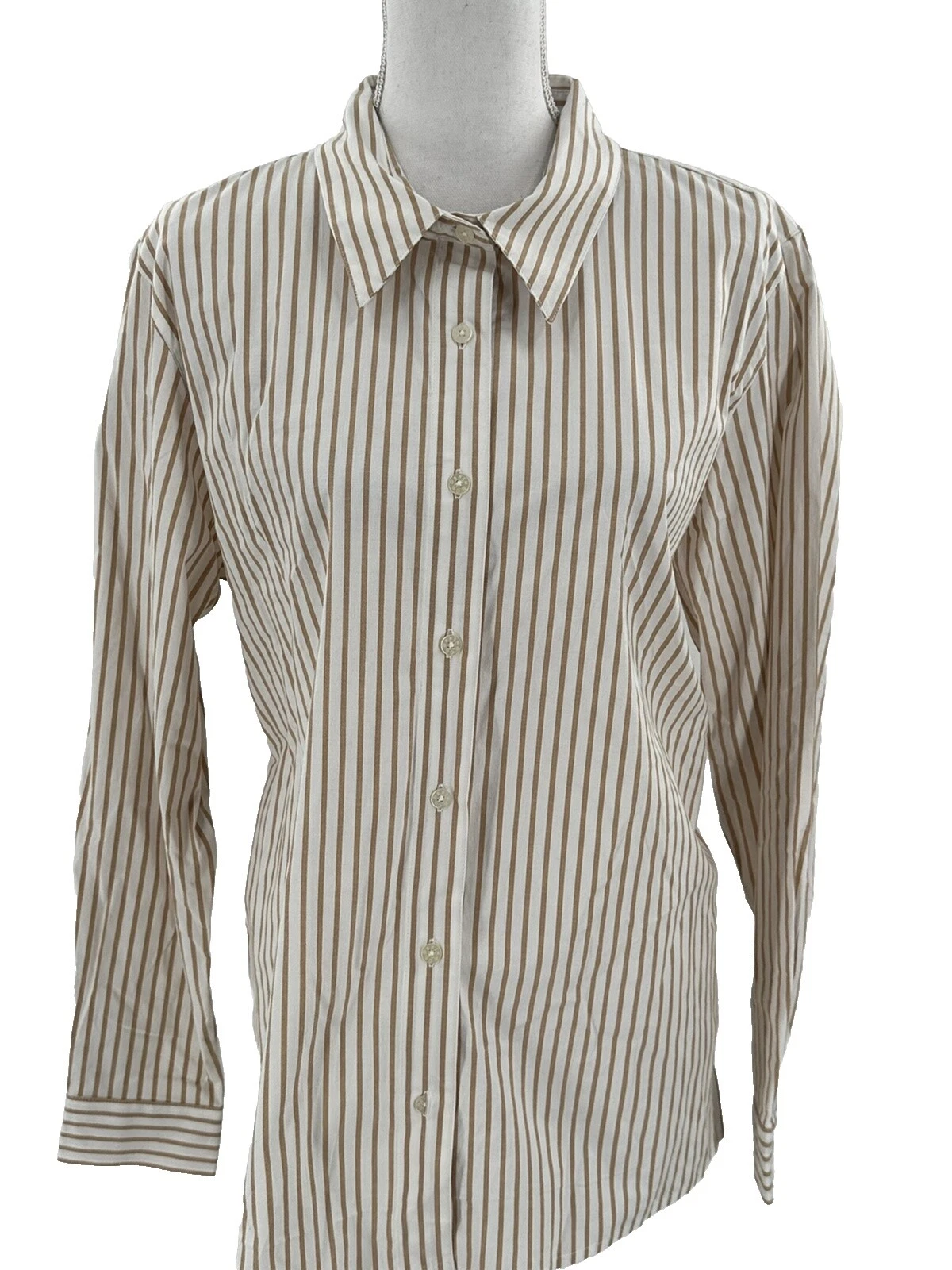 Top de algodón blanco Denim & Co. para Mujeres