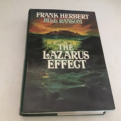 1ST EDITION The Lazarus Effect 1983 by Frank Herbert, HARDCOVER w/JACKET @E10