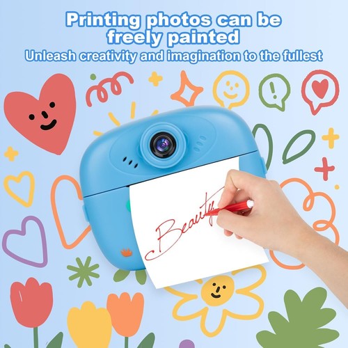 Appareil Photo numérique Enfant HD 1080p Appareil Photo instantané pour Enfan... - Zdjęcie 5 z 7
