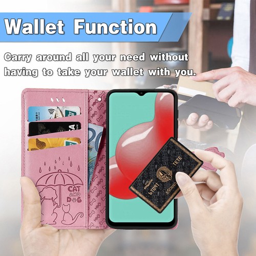 For Samsung Galaxy A13/A51/A53/A33/A52/A32 5G Magnetic Leather Flip Wallet Case - Picture 39 of 76