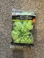 Halloween Super Stretch Spider-Web Indoor/Outdoors Blacklight-Glow-NEW