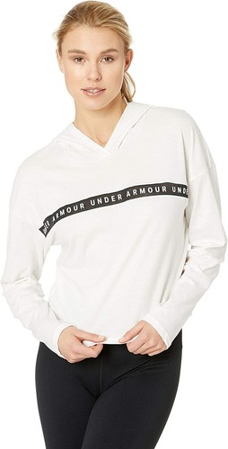 Under Armour Women's Taped Crop Hoodie | eBay