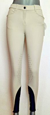 Reithose Damen  Eqode Gr. 40 Kniegrip beige UVP 179,00 Euro