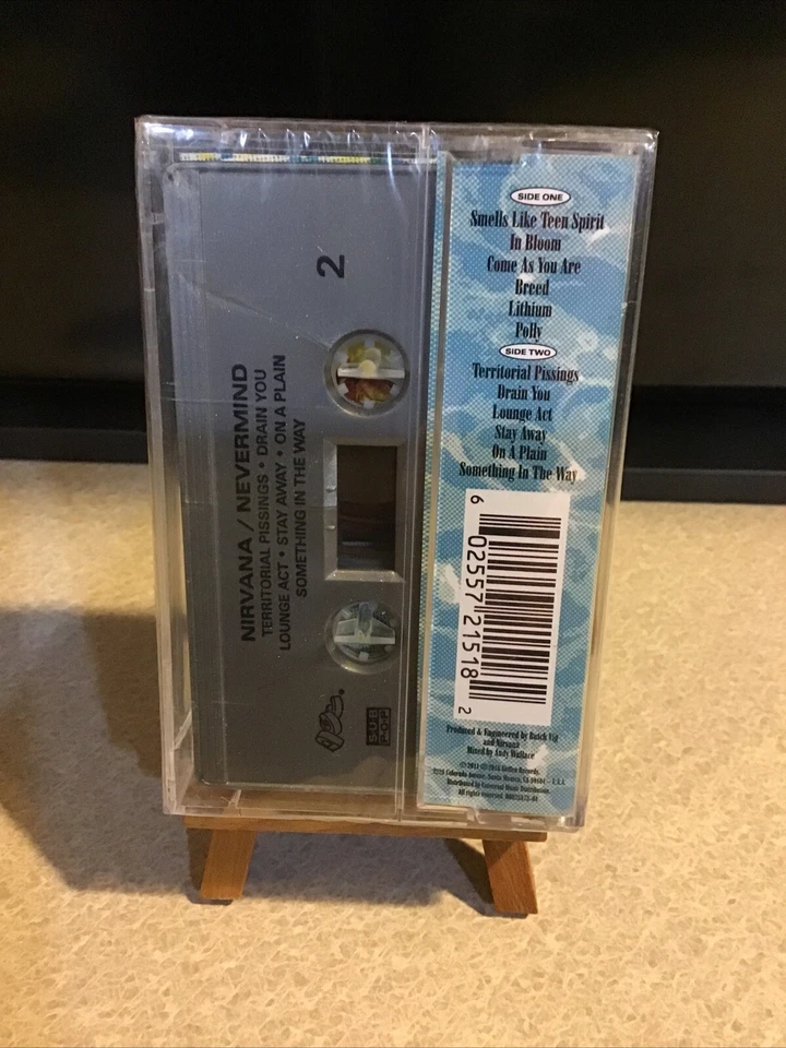 NIRVANA Nevermind Limited Silver SEALED Cassette NEW! - Image 4 of 4
