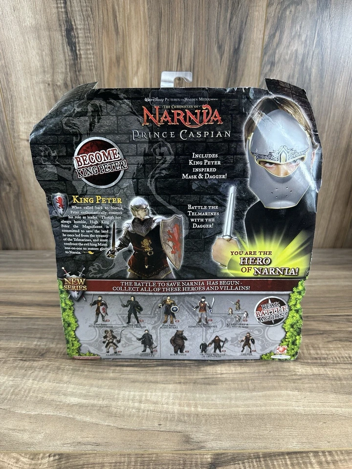 纳尼亚编年史 里海国王彼得头盔和匕首 2007 全新未拆封 — 第 2/4 张图片