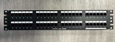 Panduit DP5e Cat5e 48 Port Patch Panel 2U