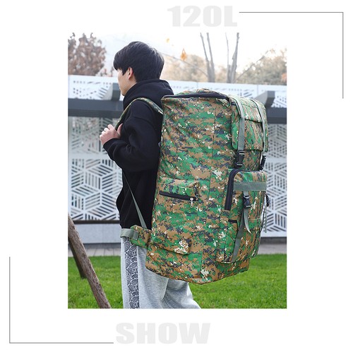 Großer taktischer Militärrucksack wasserdichtes Gepäckrucksack Camping Wandertasche - Bild 12 von 20