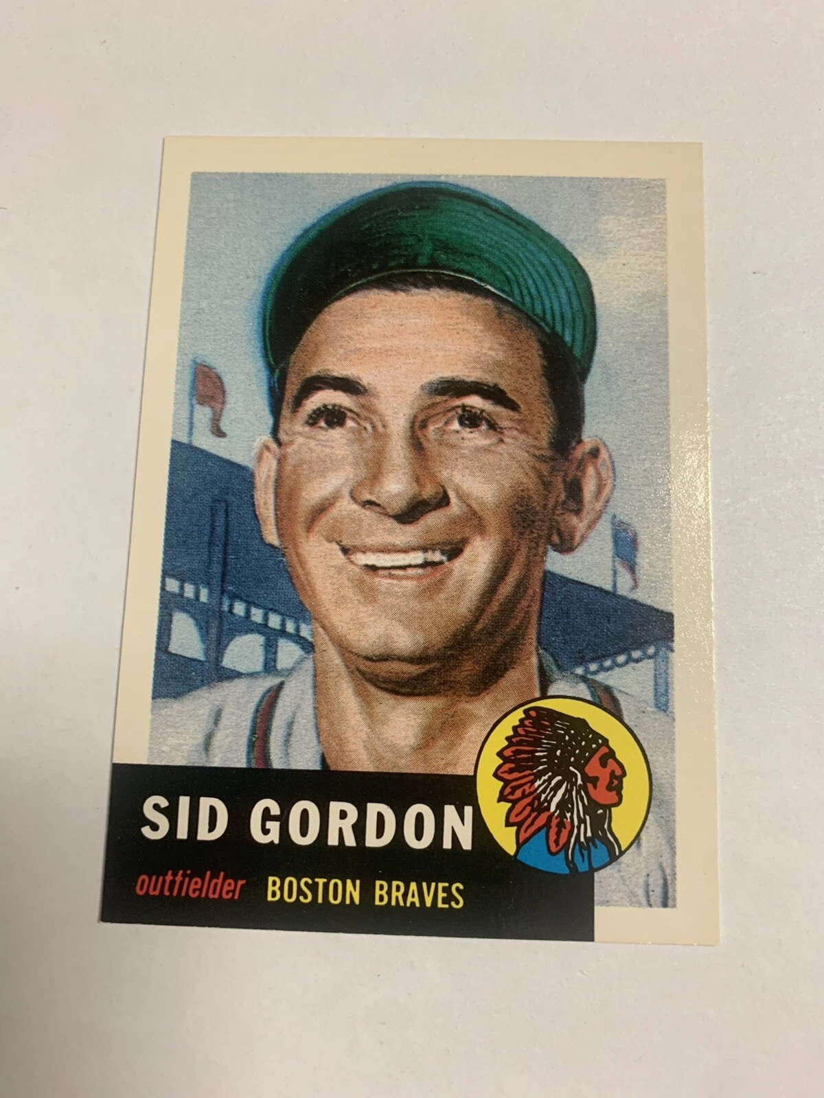 1991 Topps 1953 Archive Sid Gordon Milwaukee Braves REPRINT