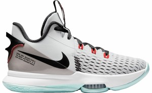 Nike Lebron Witness 5 V Pure Platinum/Chile Red Mens Basketball Shoes All  NEW | eBay