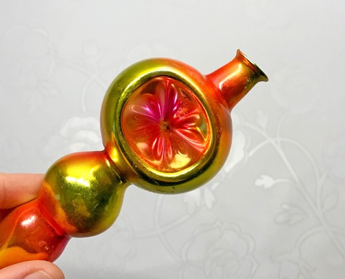 Vintage glass Christmas tree Ornament Topper - USSR soviet - Picture 6 of 9