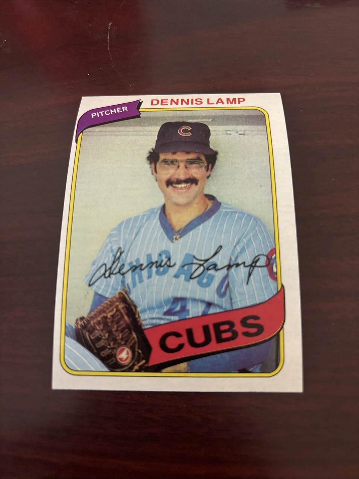 1980 Topps Dennis Lamp #54 Chicago Cubs