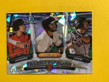 2018 Bowman Chrome Talent Pipeline Howard/ Shaw RC Giants Atomic Refractor /150