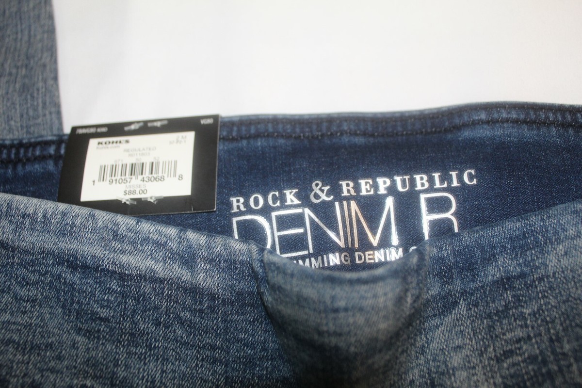 Legging Femme En Jean Rock & Republic Fever Taille 2M - Neuf Avec étiquette - 88$ Valeur