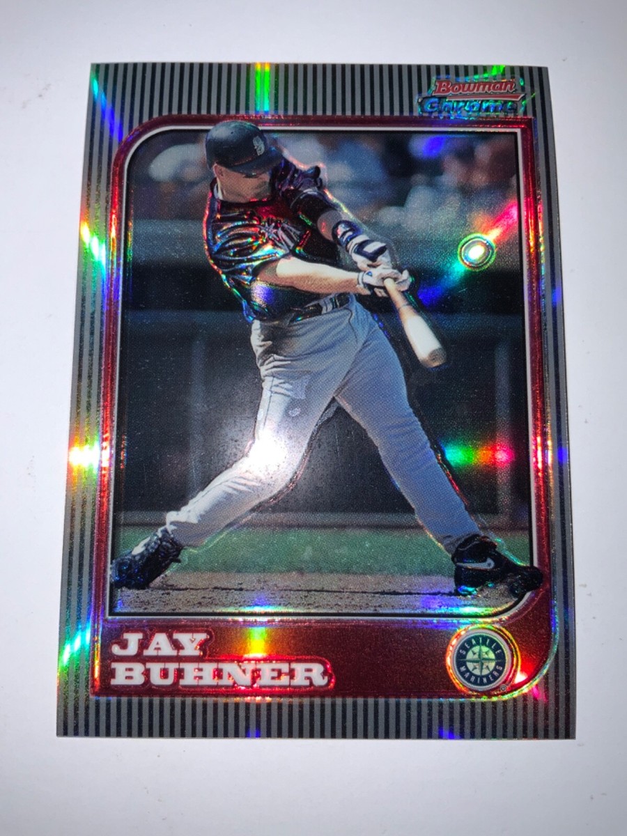 JAY BUHNER BOWMAN CHROME REFRACTOR MARINERS REF #78 1997 97 | eBay