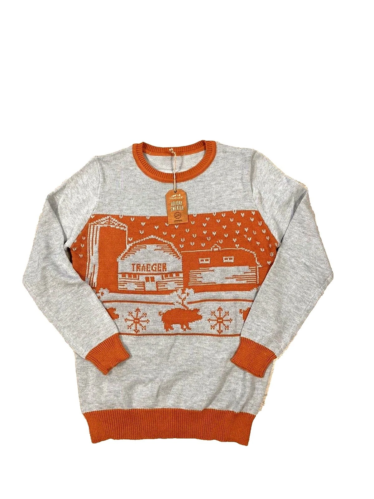 Regular Crewneck Sweaters Size 4XL for Men