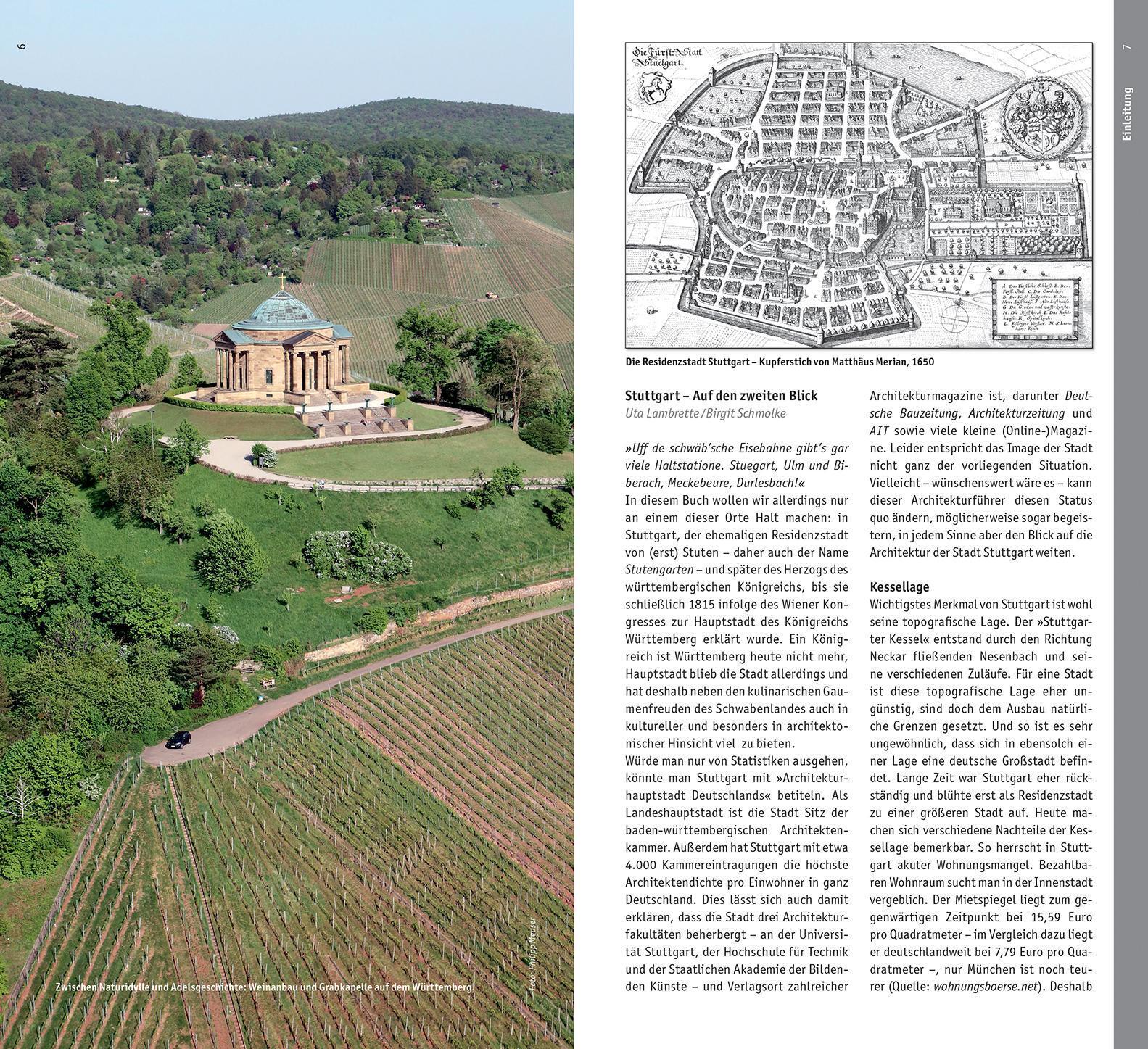 Thumbnail - Uta Lambrette (u. A.) | Architekturführer Stuttgart | Taschenbuch |