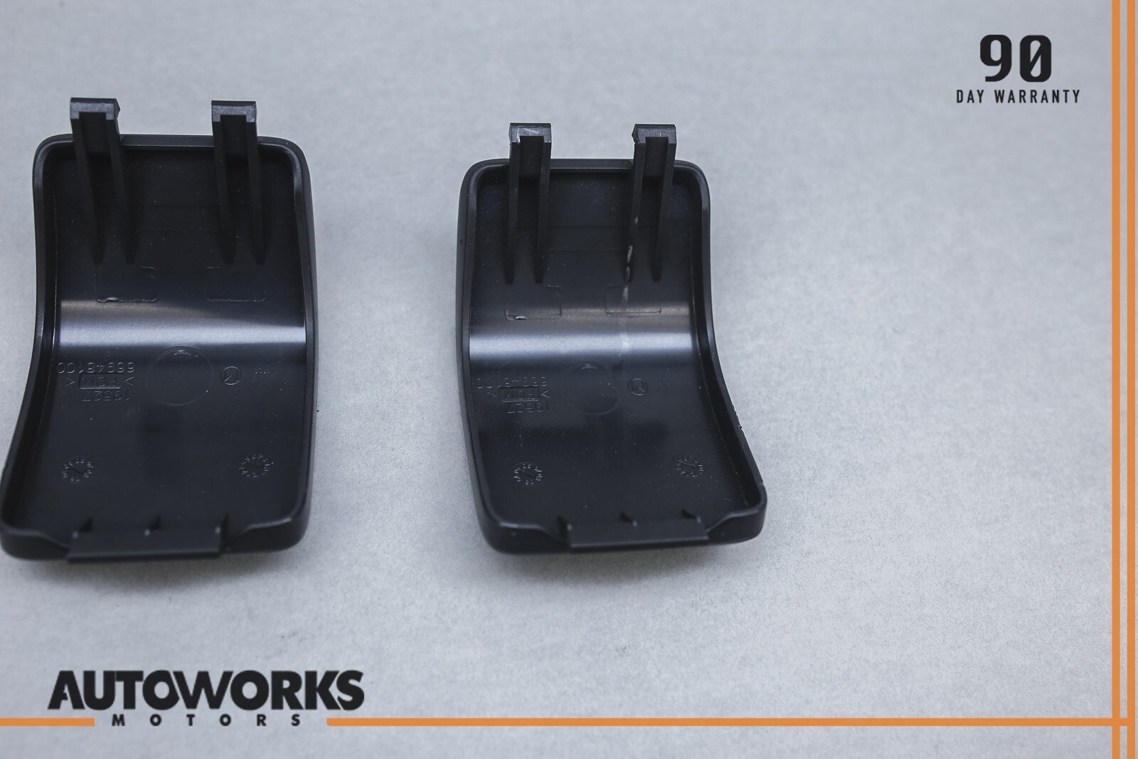 03-13 Maserati Quattroporte M139 Child Seat Anchor Cover Trim Set of 3 OEM
