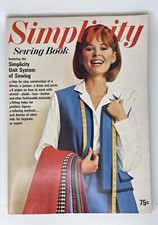 Simplicity Sewing Book Vintage 1965 Featuring Simplicity Unit System of Sewing