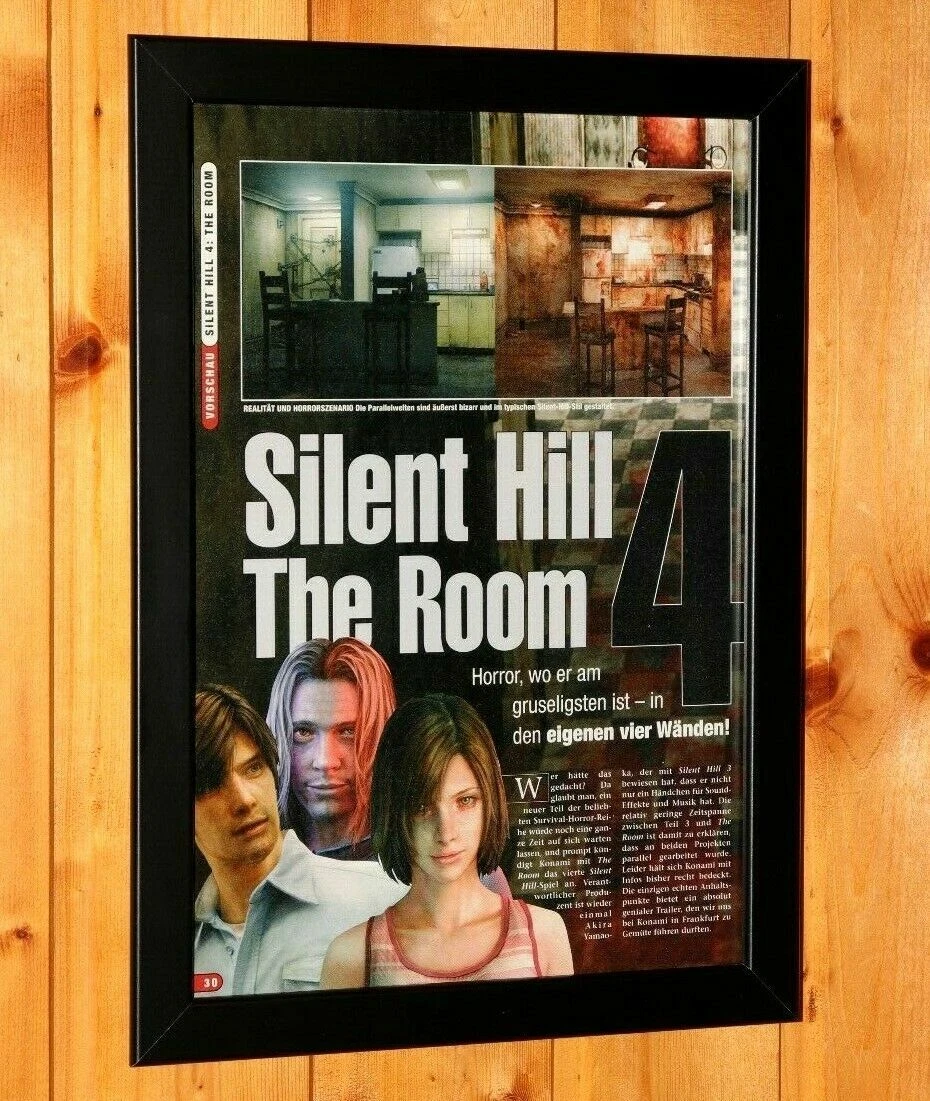 Silent Hill 4 The Room PS2 PS3 Xbox Old Promo Poster Ad Art