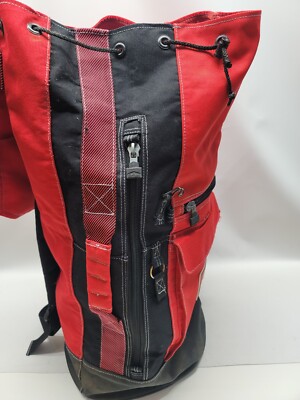 Marlboro Unlimited Adventure Team Red Shoulder Bag Backpack Large