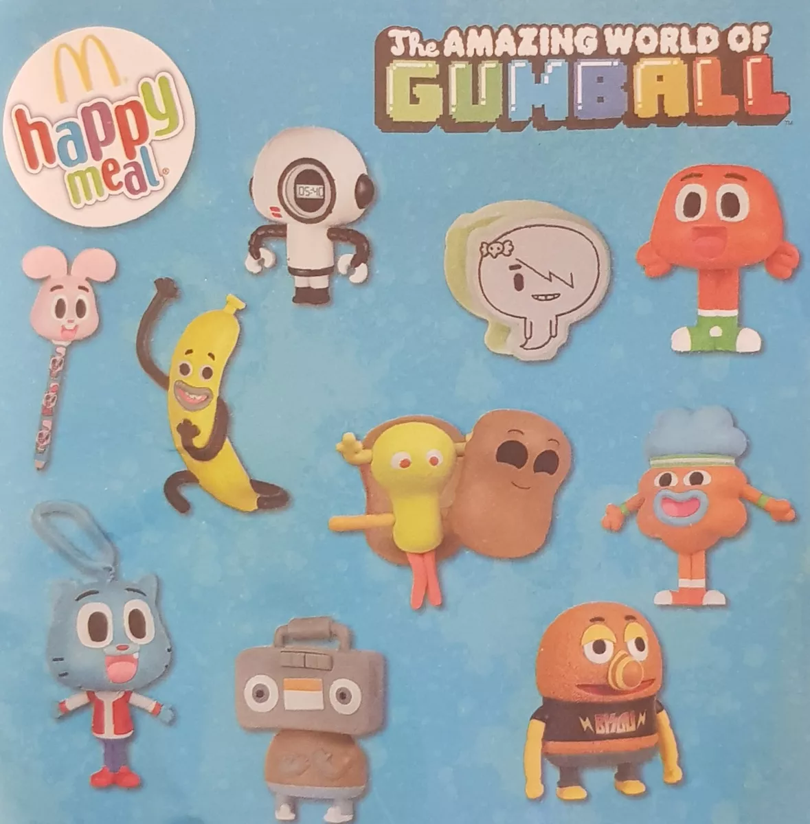 Uk Cartoon Network Gumball Plastic Toys