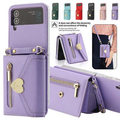 Hülle For Samsung Galaxy Z Flip 6 5 Z Flip 4 3 5G Taschen Schutzhüllen Portemonn