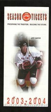 Soo Greyhounds Jeff Carter Tyler Kennedy 2003-04 Season Ticket Brochure OHL