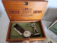 1994 Fossil Limited Edition GI JOE 30th Anniv. Watch Pewter Guy Set;LI-1047