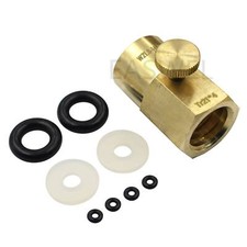 Gold Brass CO2 Adapter Replace Tank Paintball Canister Conversion for Sodastream