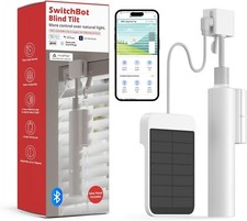 NEW SwitchBot Blind Tilt Smart Automatic Motorized Blinds with Solar Panel Alexa