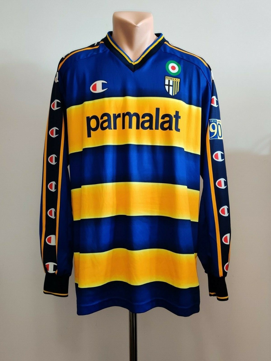 パルマ　Parma A.C. Champion シャツ XL　セリエA　イタリア Football shirt soccer Parma Home 2002/2003 Champion jersey
