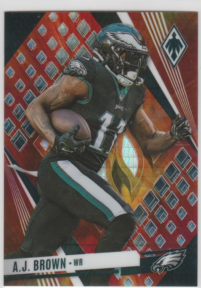 2023 Phoenix A.J. Brown Fire Burst Factory Set #61 Eagles 307/340