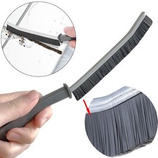 Hard Bristle Crevice Cleaning Brush Thin Gap Grout Kitchen Bathroom Tool