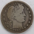 VG 1906 O Barber Quarter