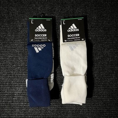 Adidas Soccer Team Speed Pro OTC Socks Size Large NWT Navy Blue
