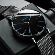 Waterproof Men's Watch Stainless Steel Quartz Luminous Classic Business Watch
