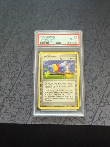 Pokemon: Pokemon Park #10/17 Pop Series 2 Non-holo Rare Vintage - PSA 8 - E124