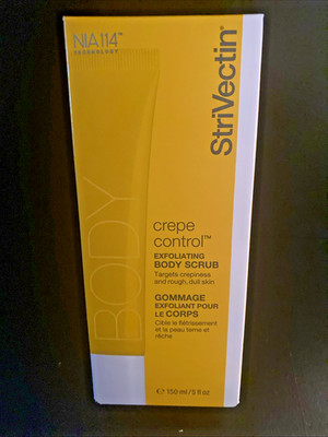 StriVectin Crepe Control by StriVectin, 5 oz Exfoliating Body Scrub New in box