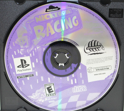 Nicktoons Racing (Sony PlayStation 1, 2001) - Disc Only! Tested!
