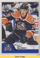 2020-21 Upper Deck AHL Blue Ryan McLeod #10 READ y0i