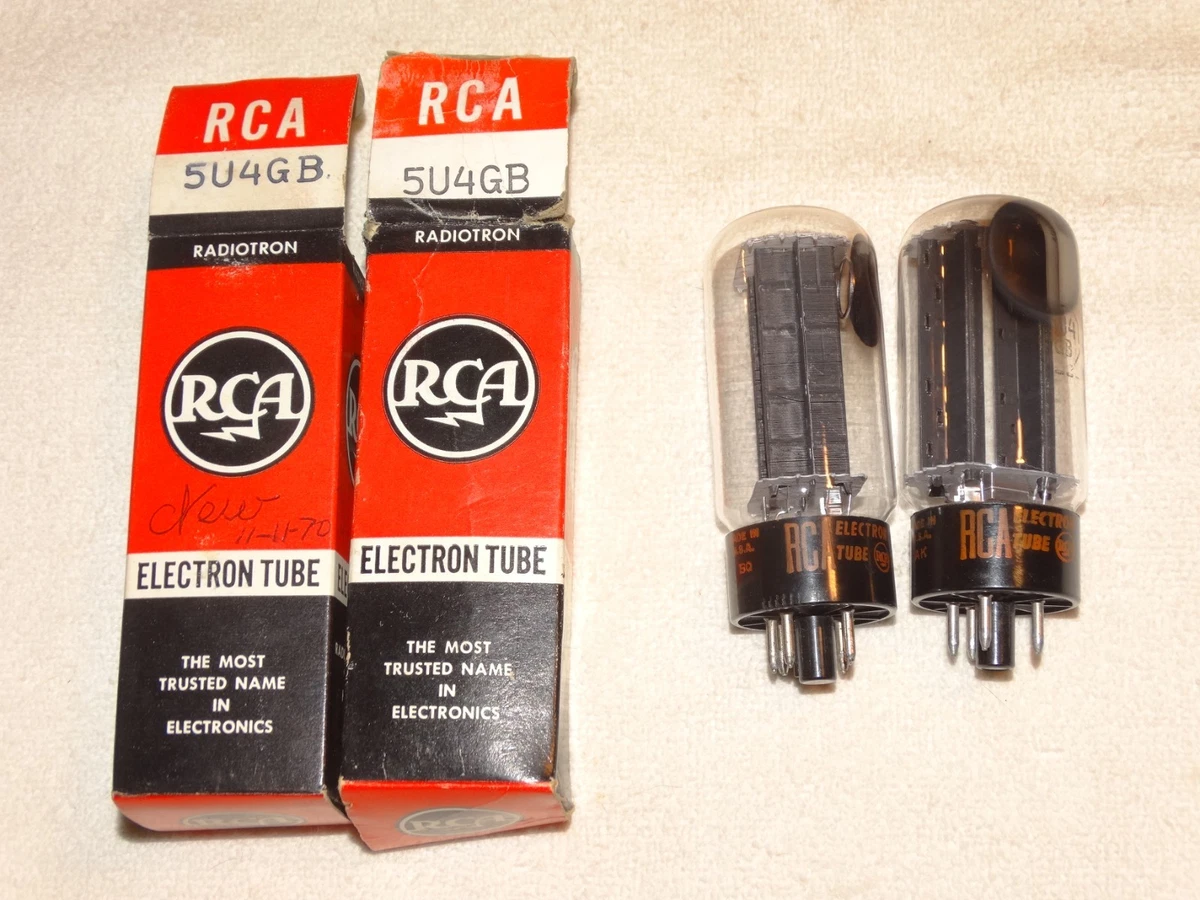 RCA 5U4GB 整流管　ブラックプレートNOS 3本セット Rca 5u4gb Nos for sale | eBay