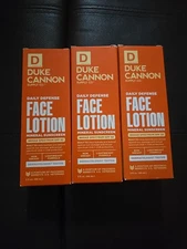3 Duke Cannon Daily Defense Face Lotion Mineral Sunscreen SPF 32 3 oz. (K1)