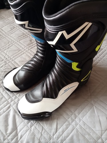 Mint Alpinestars SMX 6 V2 Road/Race/Sports Motorcycle Boots UK 9.5 EU44 RRP £179 - Picture 2 of 11